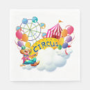 Search for circus clown napkins Colourful
