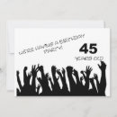 Recherche de foule invitations Fête d'anniversaire