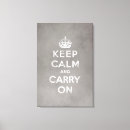 Search for keep calm canvas prints British