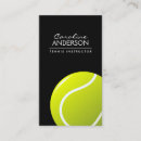 Search for tennis business cards Minimalist