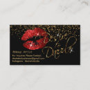 Search for dazzle business cards Cosmetologist