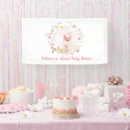 Search for baby girl shower banners Wildflower