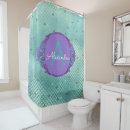 Search for mermaid shower curtains Teal
