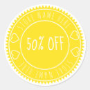 Search for percent off stickers Price