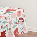 Search for pink christmas tablecloths Santa