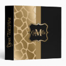 Search for giraffe pattern binders Modern