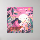 Search for abstract floral design canvas prints Illustration