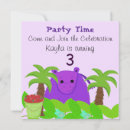 Recherche de hippopotame invitations Jungle