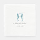 Search for seahorse napkins Blue