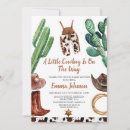 Recherche de bébé cowboy invitations Impression de vache