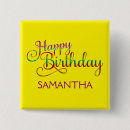Recherche de conceptions colorées badges Anniversaire
