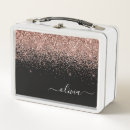 Search for rose gold lunch boxes Glitter