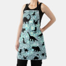 Search for silhouettes aprons Blue