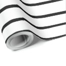 Recherche de rayures noires et blanches papier cadeau Lignes