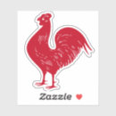 Search for red rooster stickers Country