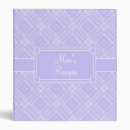 Search for book recipe binders Lavender