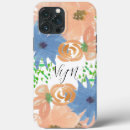 Search for peach and blue iphone cases Watercolor