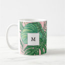 Search for tropical leaves mugs Watercolor