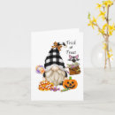 Search for gnome holiday cards Trick or treat