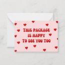 Search for package note cards Customer