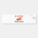 Search for peaches bumper stickers Fruit