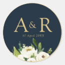 Recherche de or faux autocollants Bleu marine