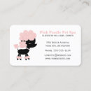 Search for poodle business cards Pattern