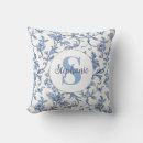 Search for blue toile pillows Toile de jouy