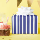 Search for navy blue and white stripes wrapping paper Classic