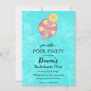 Search for pool bachelorette party invitations Tropical