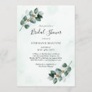 Search for eucalyptus leaves bridal shower invitations Elegant