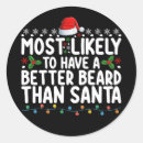 Recherche de barbe père noël autocollants Neige