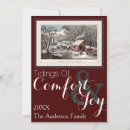 Search for comfort and joy christmas cards Horizontal photo