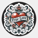 Search for heart tattoo stickers Rockabilly