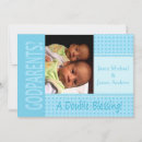 Recherche de twins baptême invitations Jumeaux