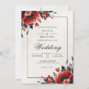 Search for bold floral wedding invitations Dramatic