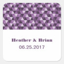 Search for triangle wedding stickers Elegant