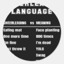 Search for cheerleading funny stickers Training