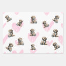 Recherche de amour papier cadeau Chien