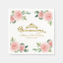 Recherche de rose gold napkins Floral