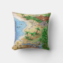 Recherche de carte de trésor coussins Plage