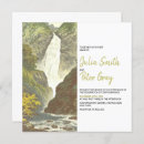 Search for waterfall wedding invitations Mountains