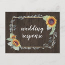 Search for wedding rsvp response postcards Rustic