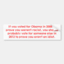 Search for 2012 candidate bumper stickers Vote