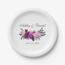 Search for violet floral plates Purple