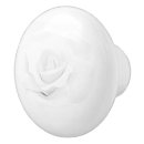 Recherche de fleur rose boutons et poignées de porte Blanc
