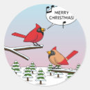 Search for cute cardinal stickers Winter