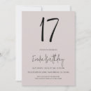 Search for seventeenth invitations Cute