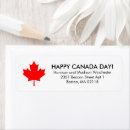 Search for canada day return address labels Canadian