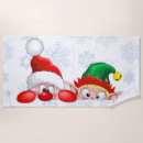 Search for santa claus beach towels Gnome